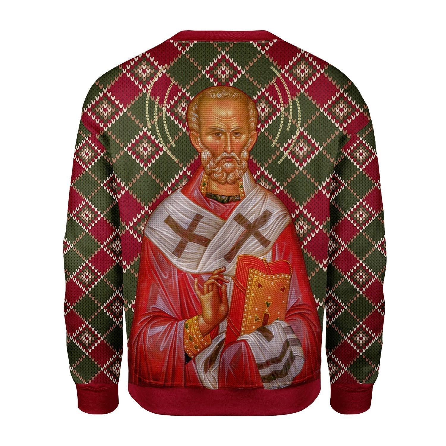 Customspig Ugly Sweater Saint Nicholas 3D Apparel