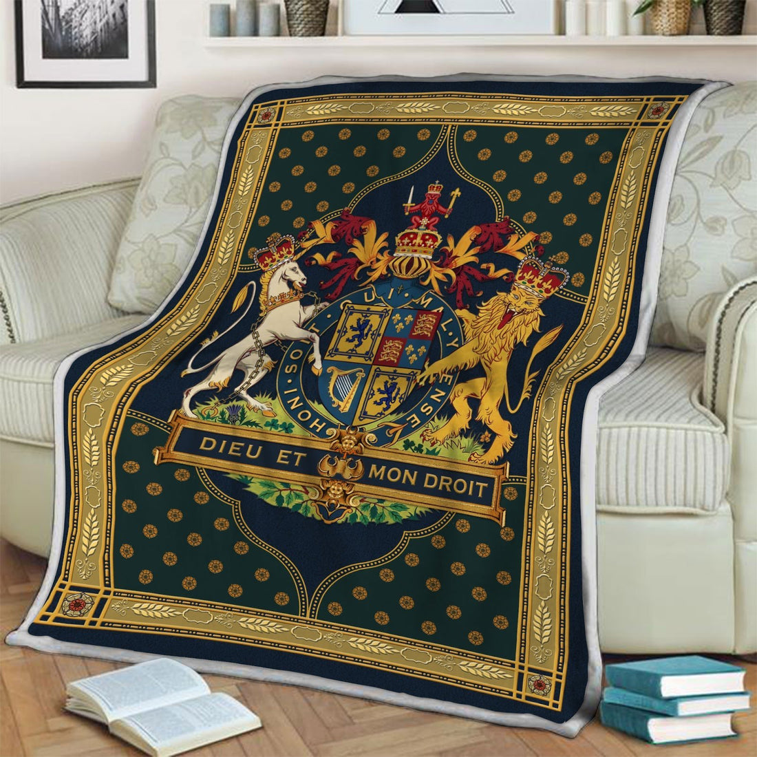 Stuart Coat Of Arms Blanket / S (51 X 59 Inches - 4 5 Feet ) Qm1527