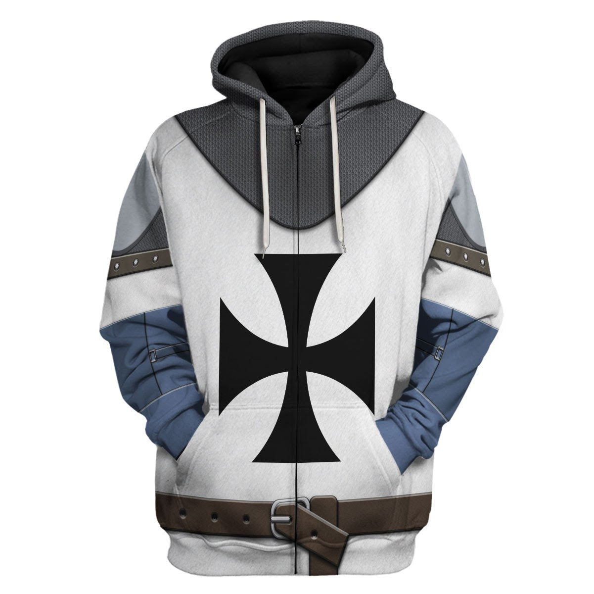 Teutonic Knights Fleece Zip Hoodie
