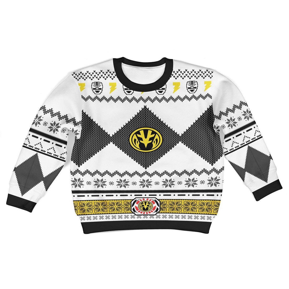 Gearhomies 3D Sweatshirt White MightyMorphin