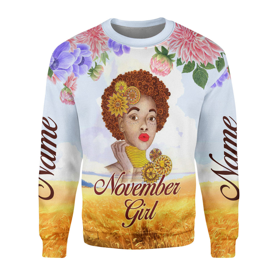 CustomsPig Personalized Ugly Sweater All Over Printed
