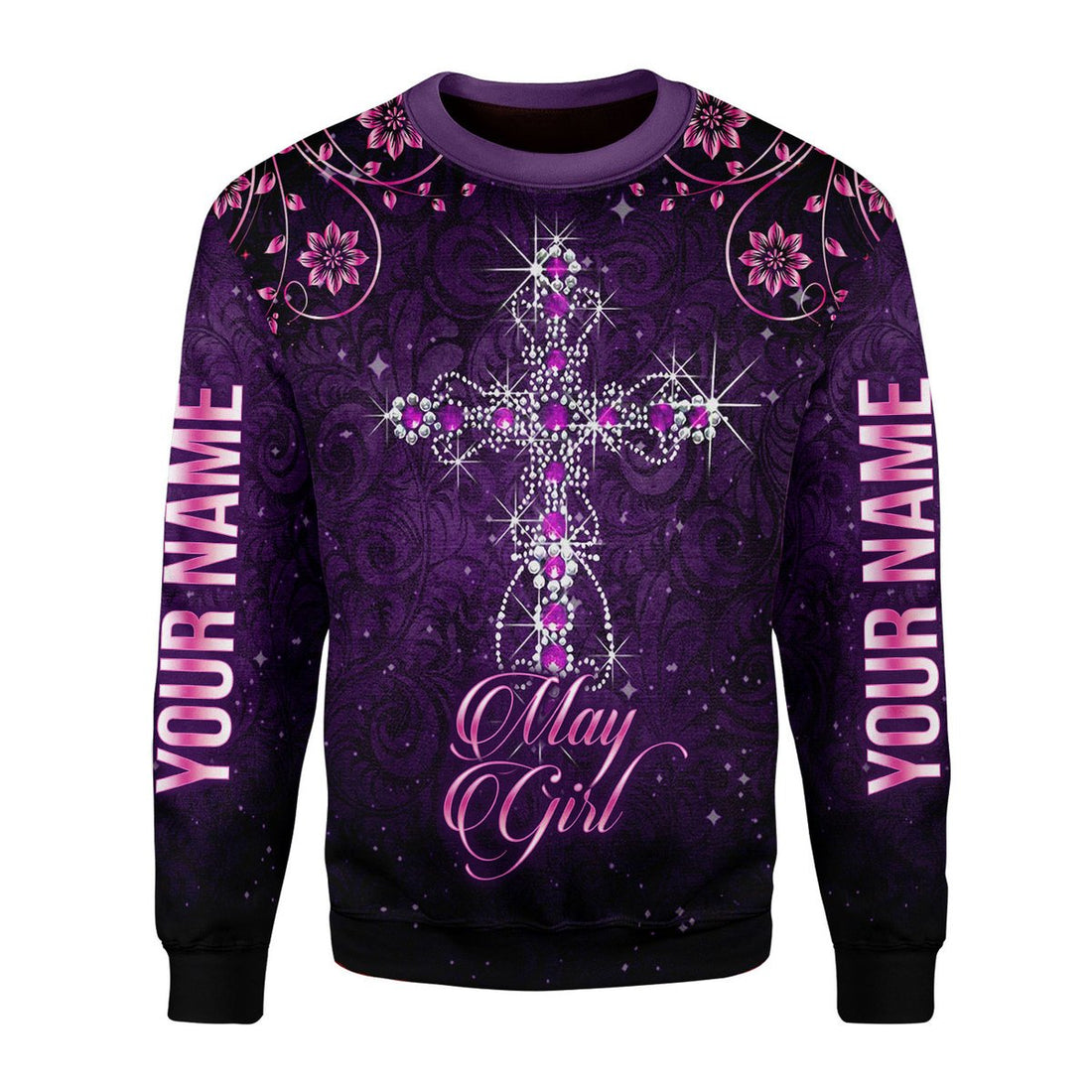 Personalized Tracksuit I Am A May Girl All Over Printed