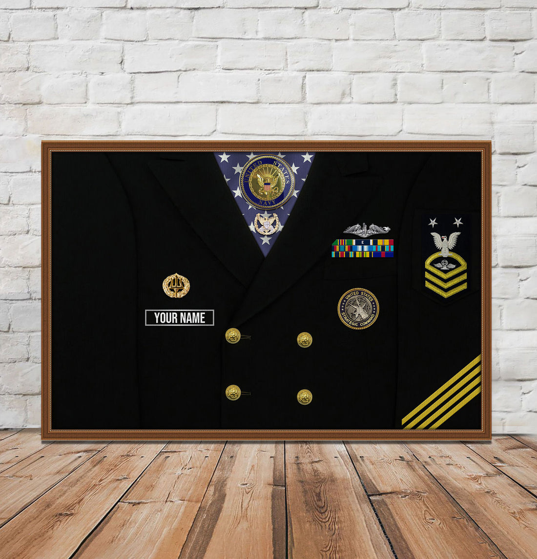 Personalized Name & Ranks U.S. Navy Enlisted Digital File/ Poster/ Canvas