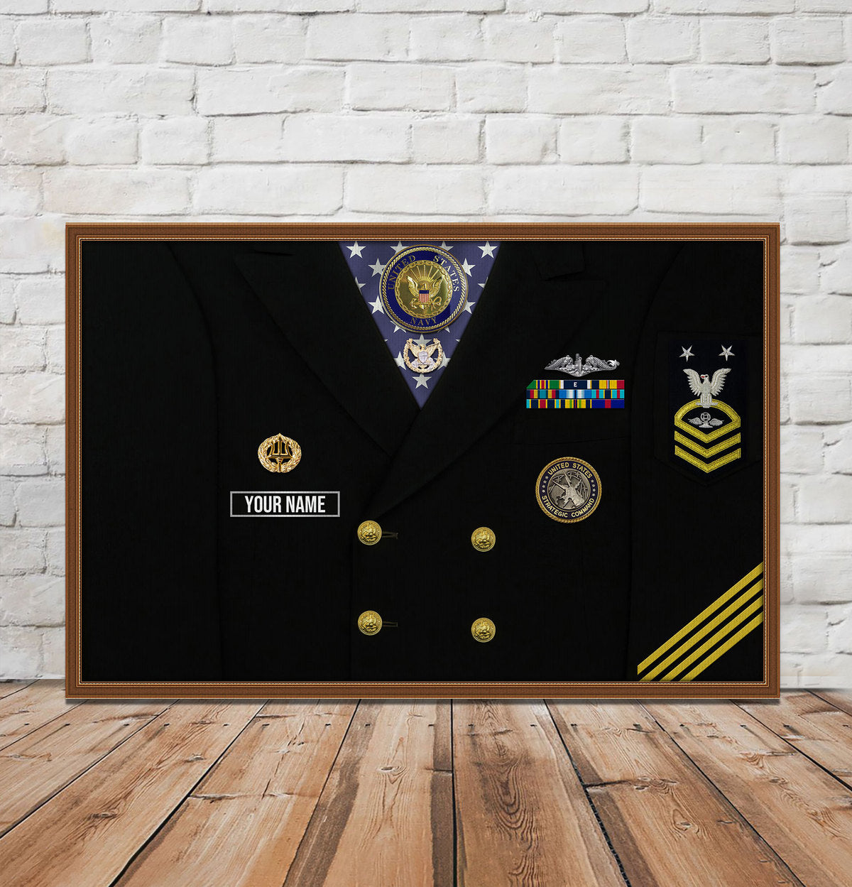 Personalized Name & Ranks U.S. Navy Enlisted Digital File/ Poster/ Canvas