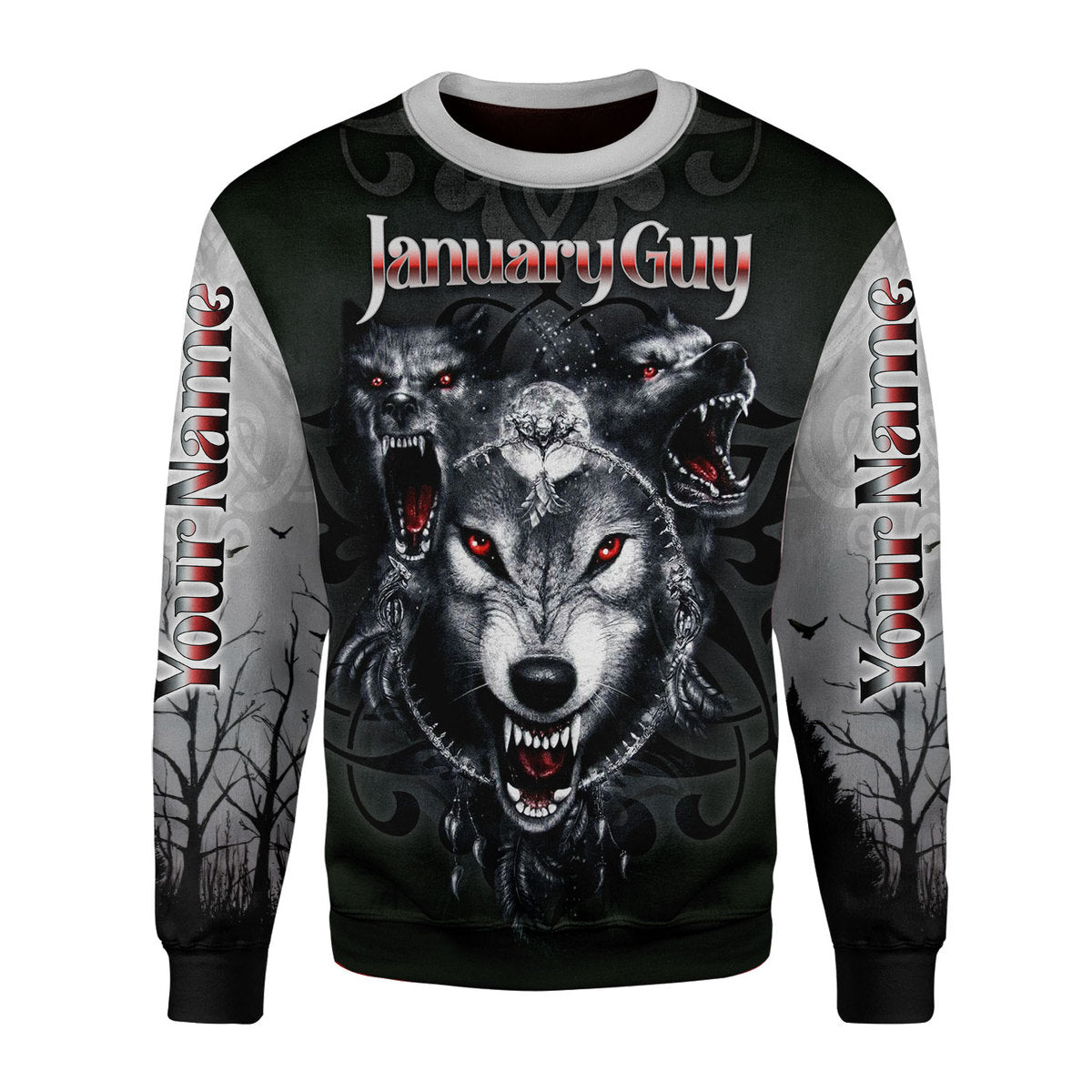 CustomsPig Personalized Tops January Guy All Over Printed