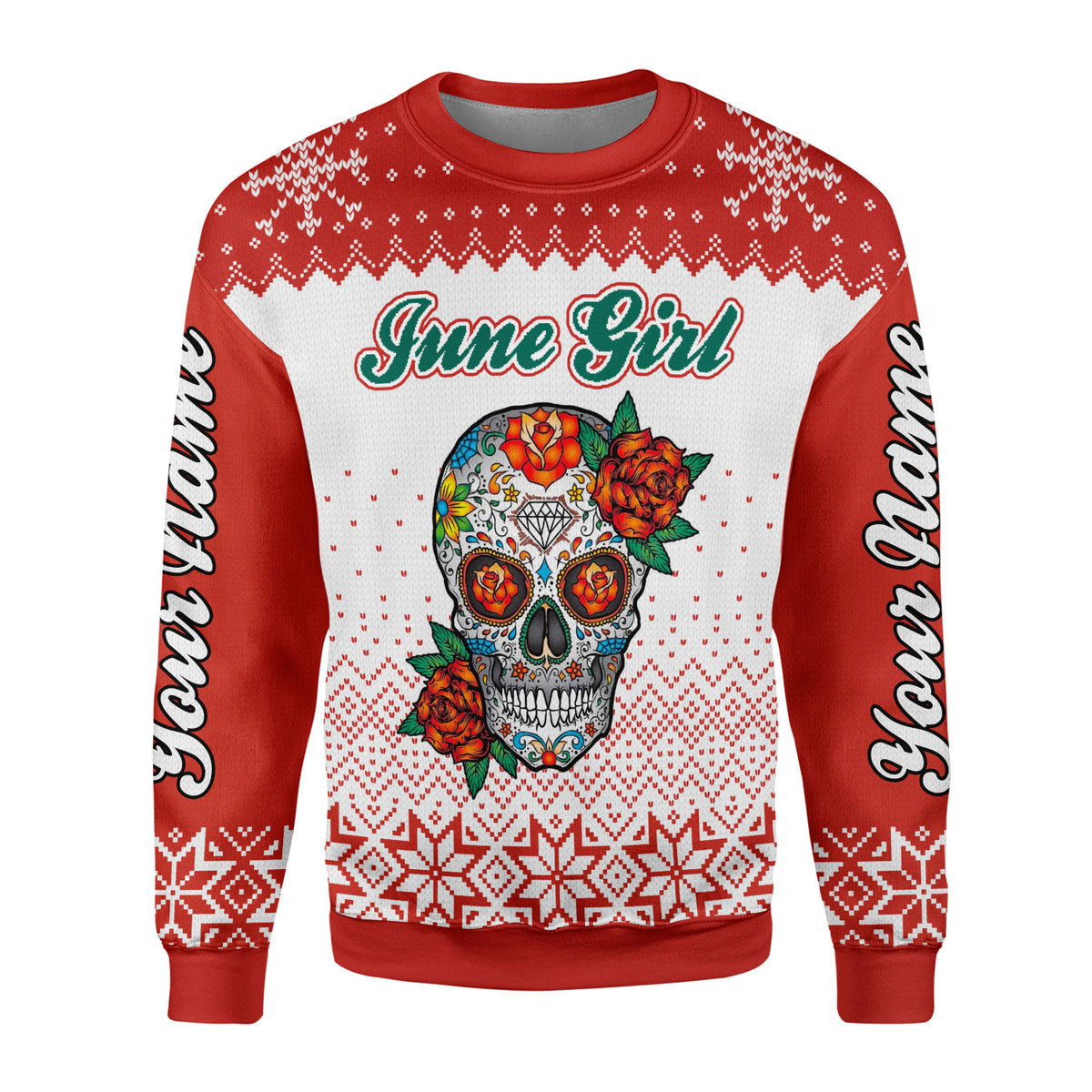 CustomsPig Personalized Tops June Girl All Over Printed