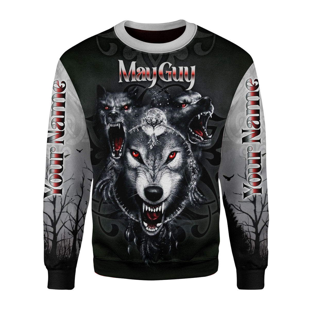 CustomsPig Personalized Ugly Sweater May Guy All Over Printed