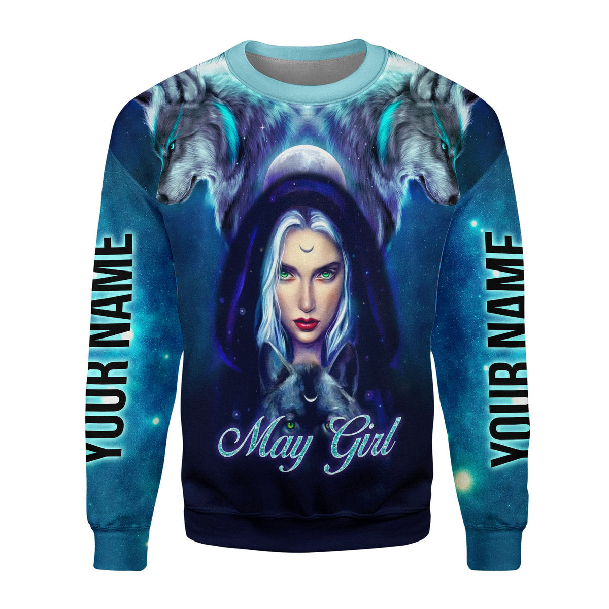 CustomsPig Personalized Tops May Girl I Don't Care All Over Printed