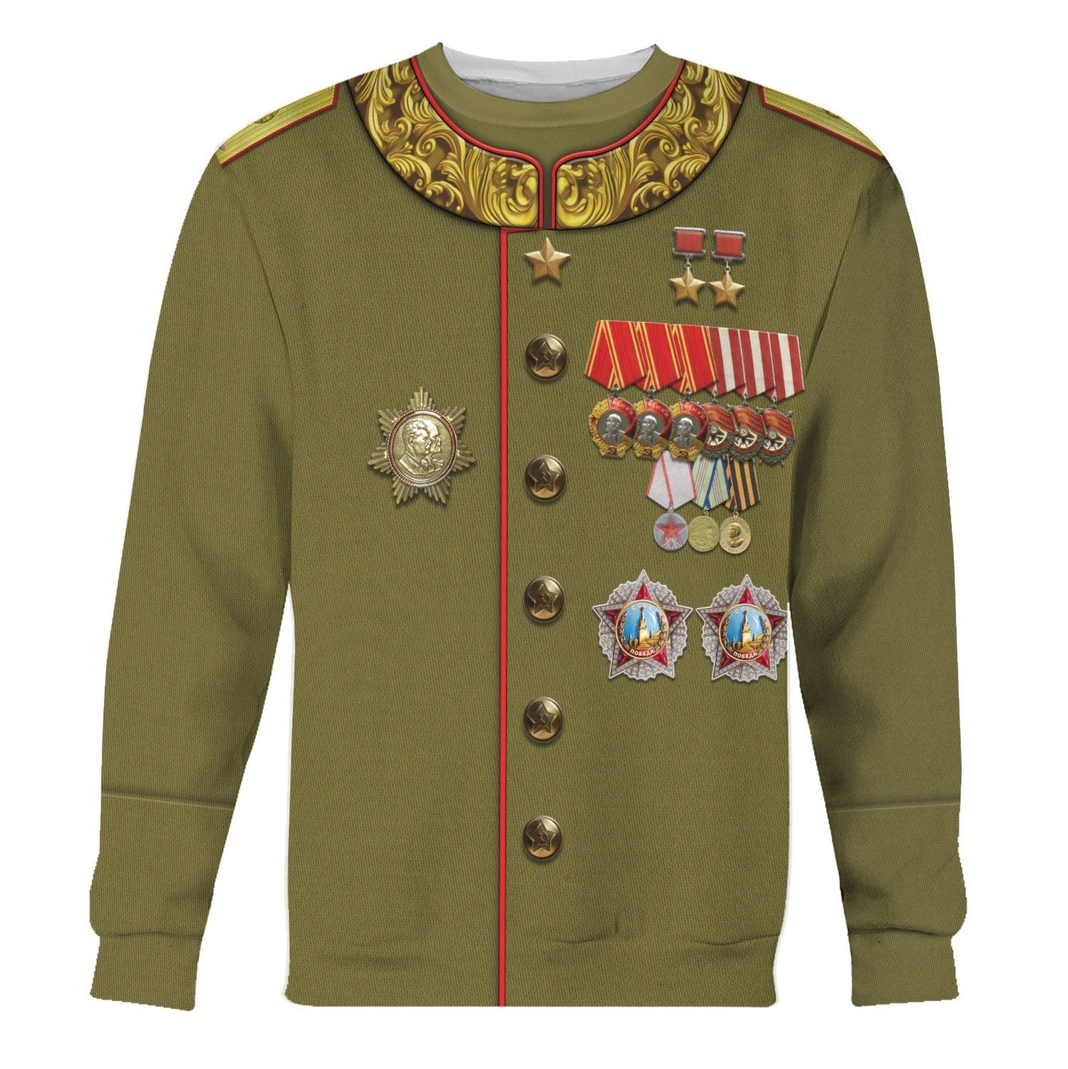 Joseph Stalin Fleece Long Sleeves