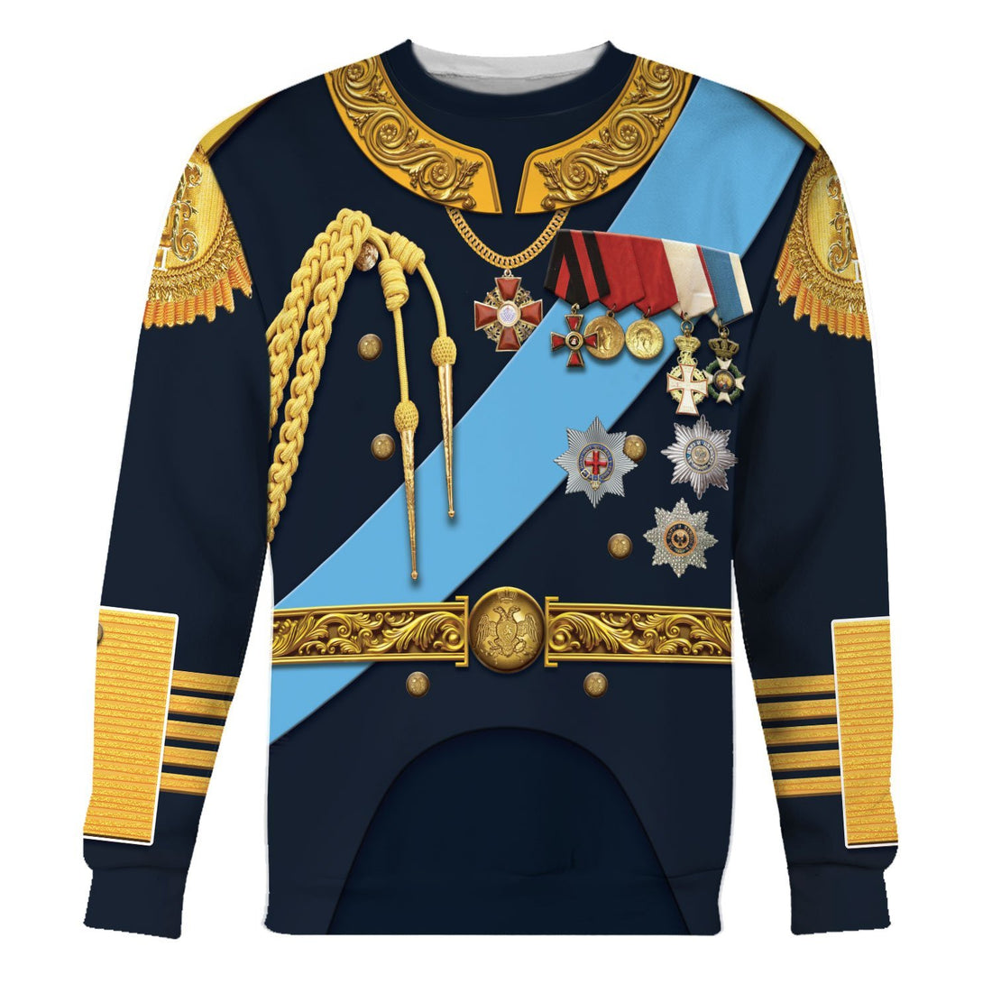 Nicholas Ii Of Russia Fleece Hoodie / S Qm573
