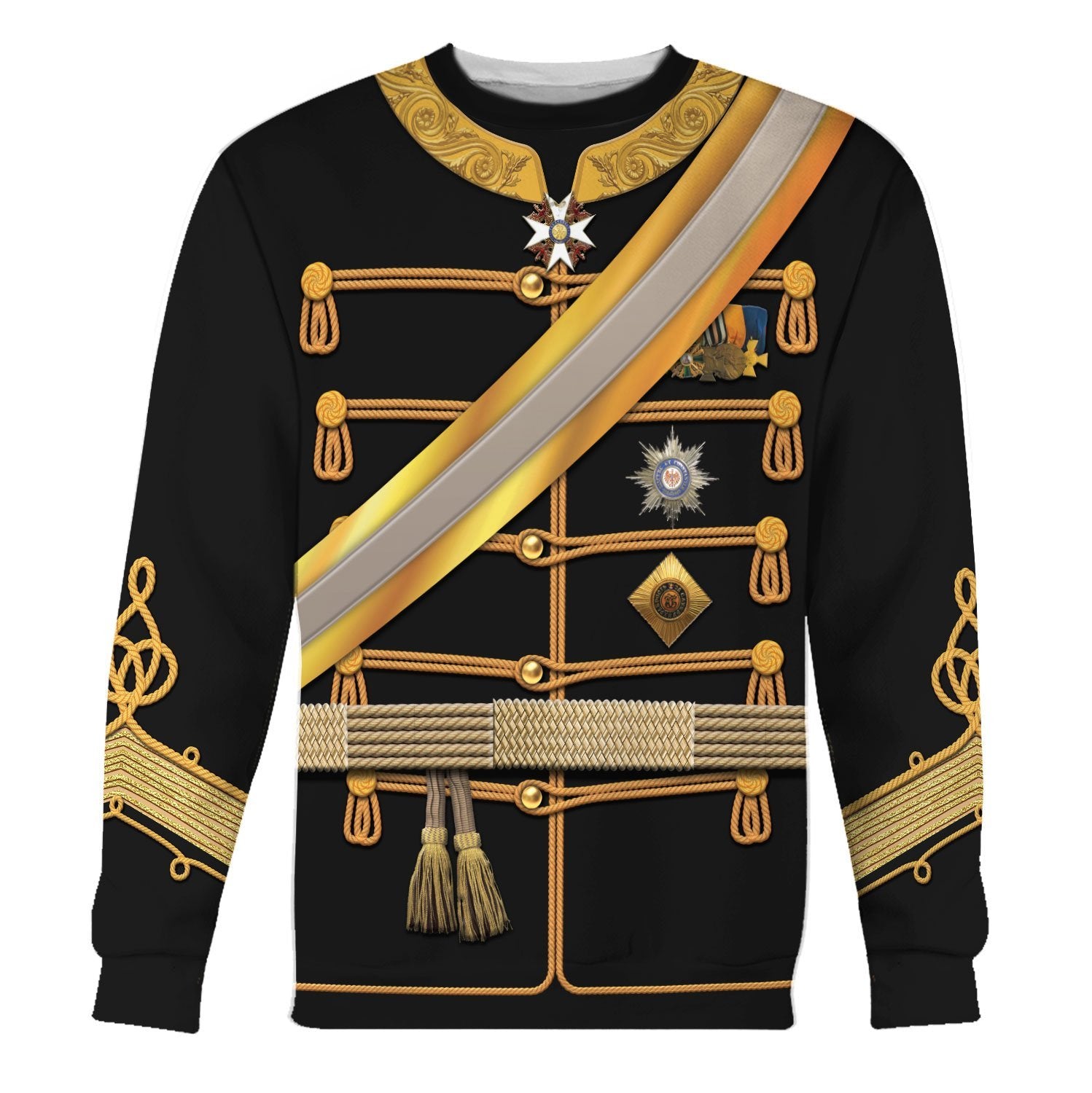 William I German Emperor Fleece Long Sleeves