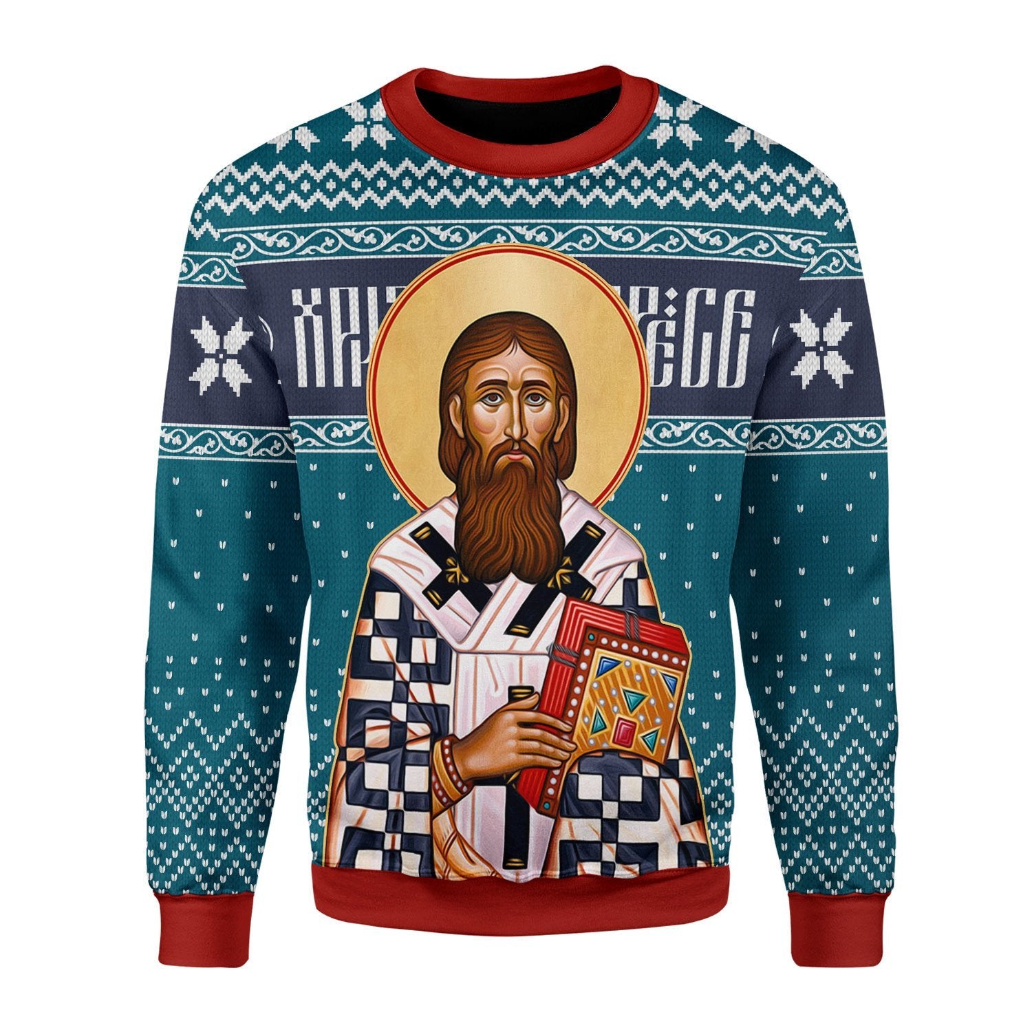 HumansBold Unisex Sweatshirt St. Sava 3D Apparel