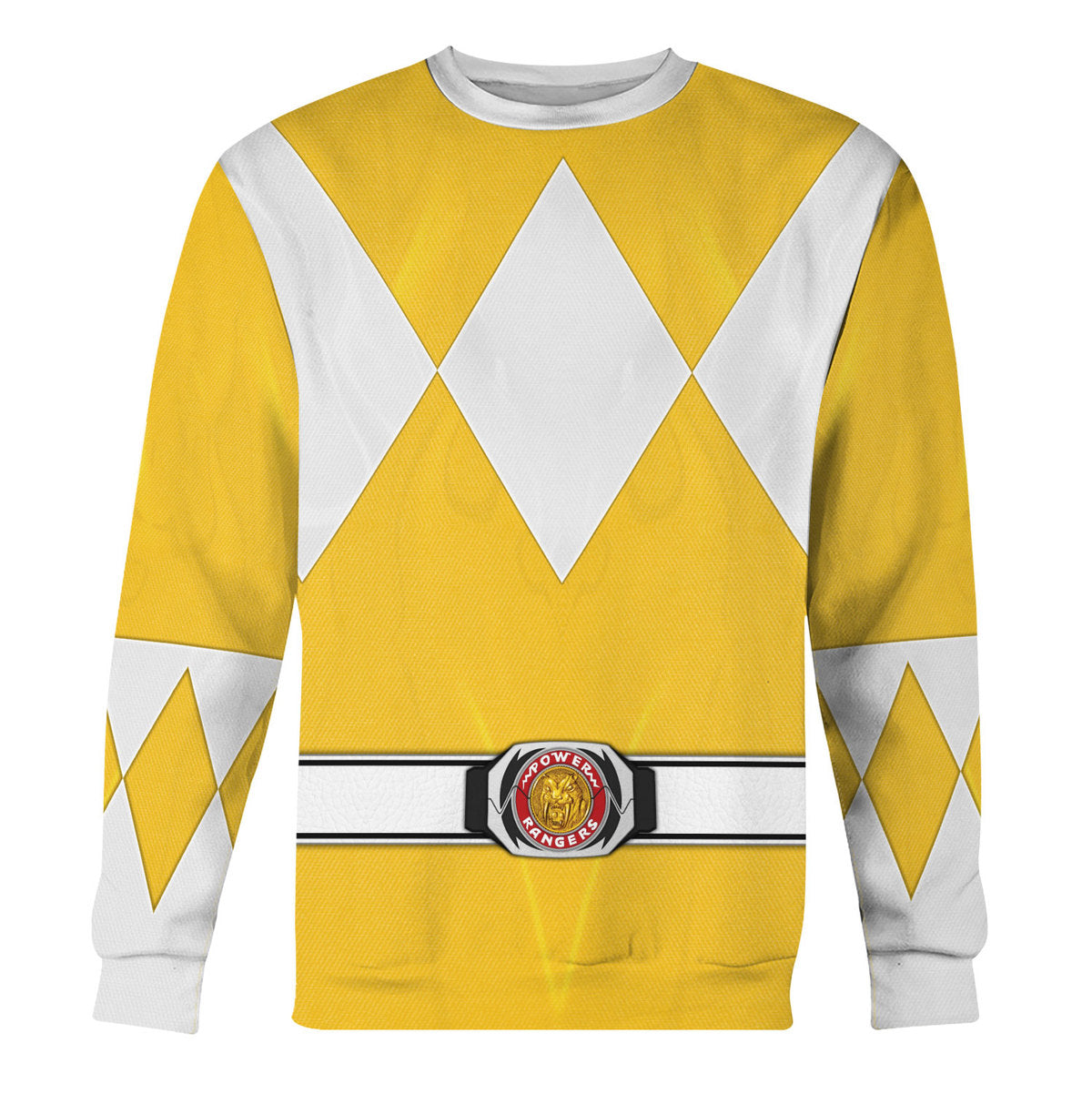 Yellow Ranger Mighty Morphin Power Rangers Cosplay Tracksuit