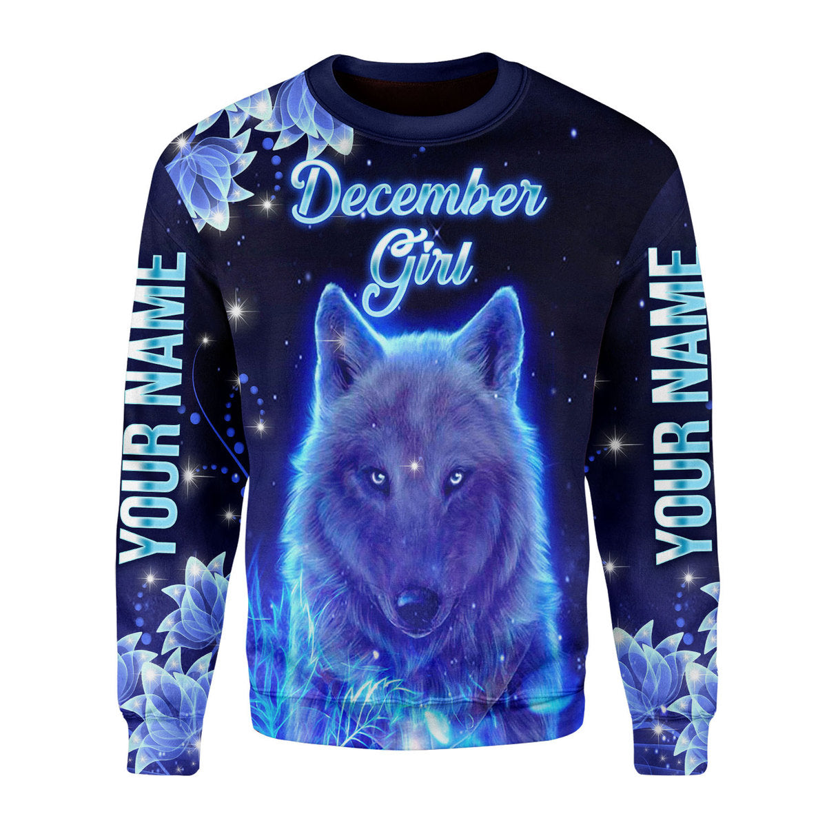 Personalized Tracksuit December Girl All Over Printed