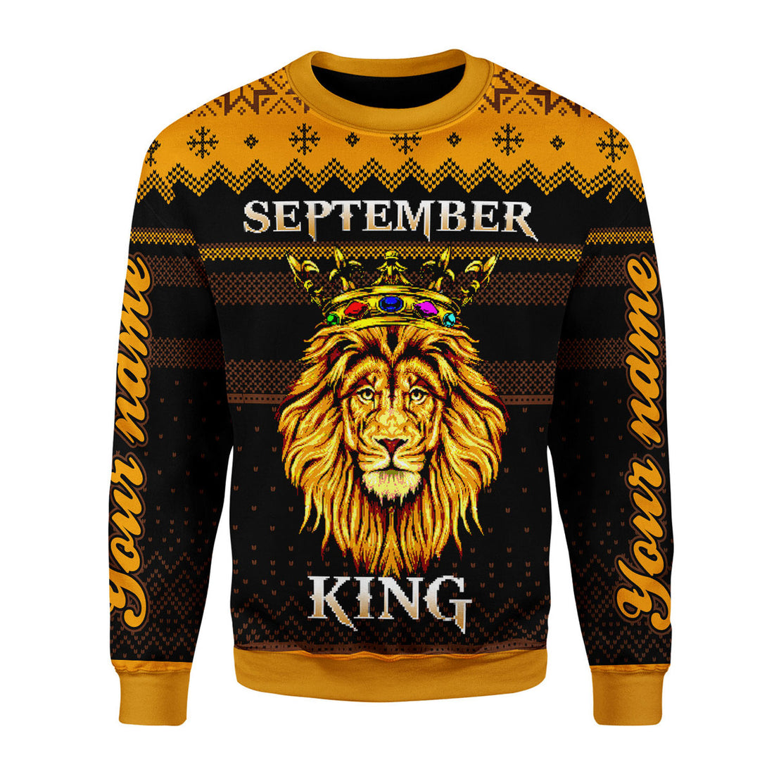 Customspig Personalized Sweatshirt September Guy All Over Printed