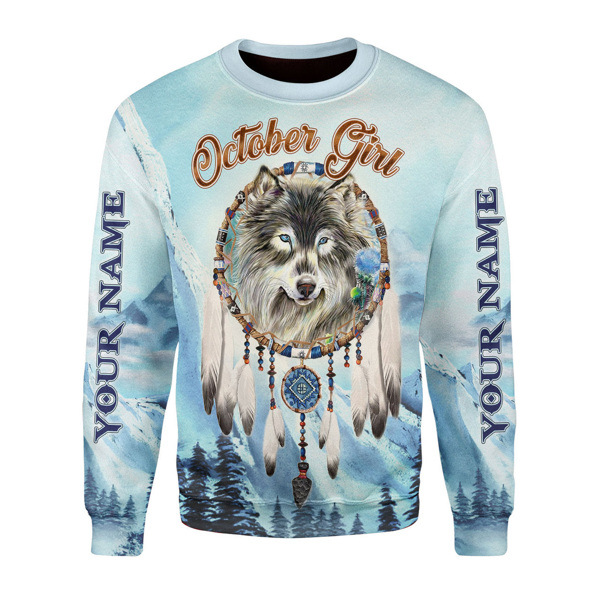 CustomsPig Personalized Tops I Am An October Girl All Over Printed