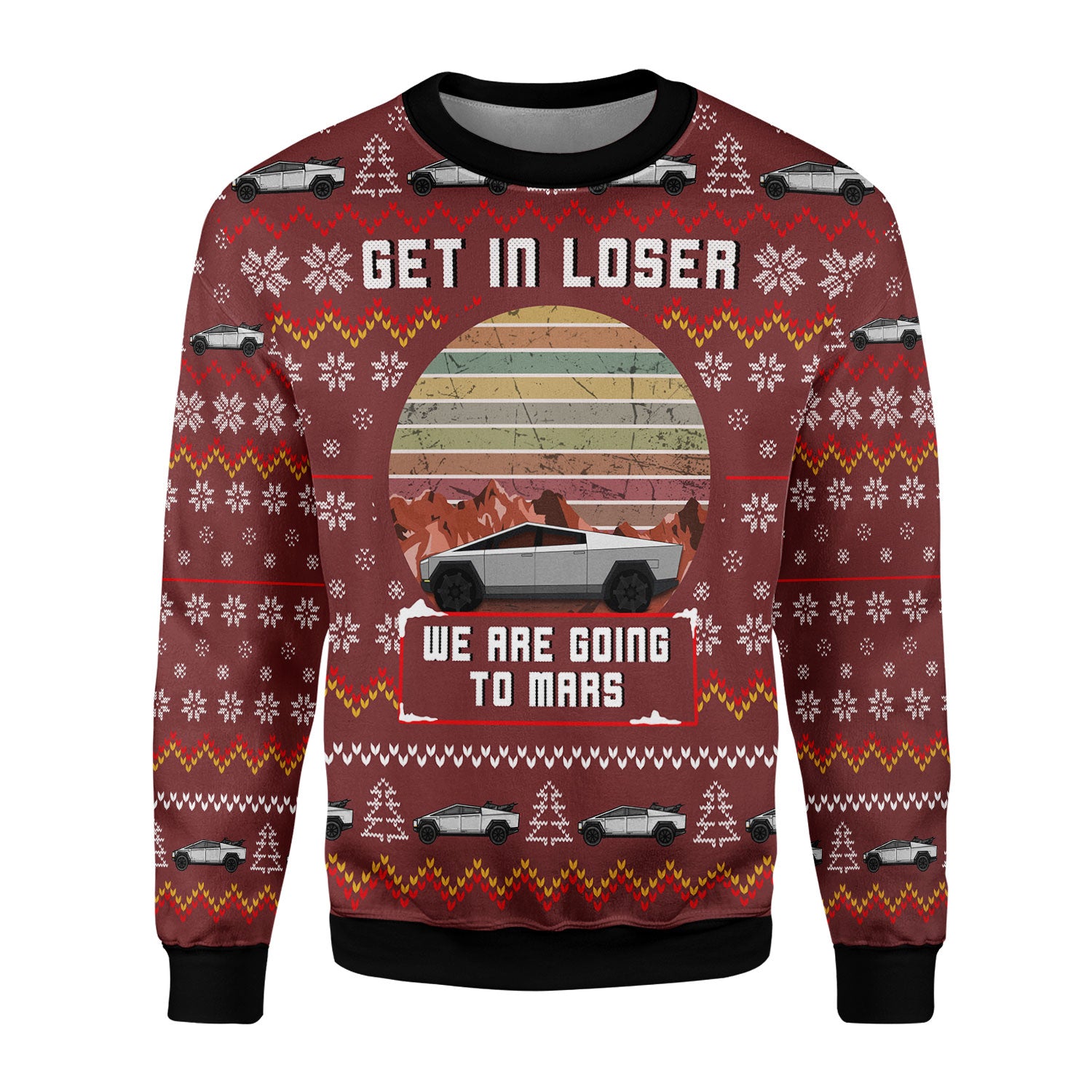 Customspig Christmas Sweater We Are Going To Mars 3D Apparel