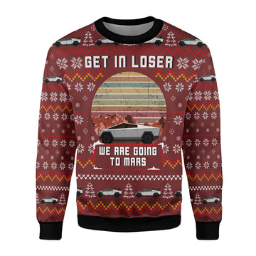 Customspig Christmas Sweater We Are Going To Mars 3D Apparel