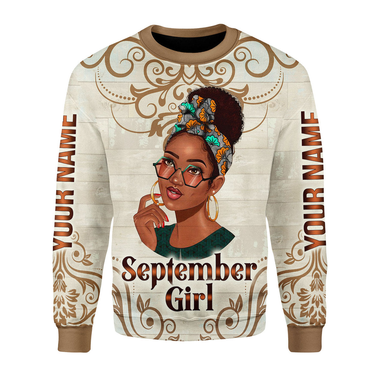 Customspig Personalized Tops I'm A Sweet September Girl All Over Printed
