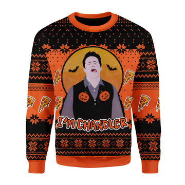 Customspig Christmas Sweater Friends I'm Chandler 3D Apparel