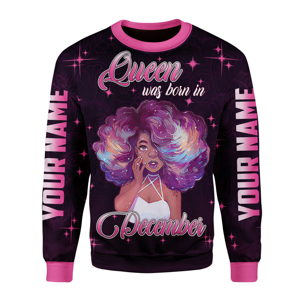 Personalized Tracksuit December Girl All Over Printed