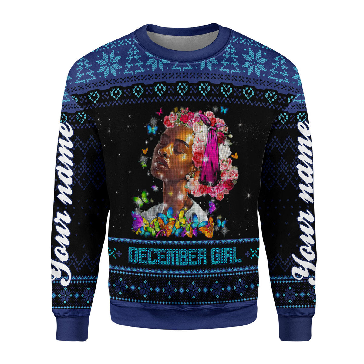 Personalized Tracksuit December Girl All Over Printed