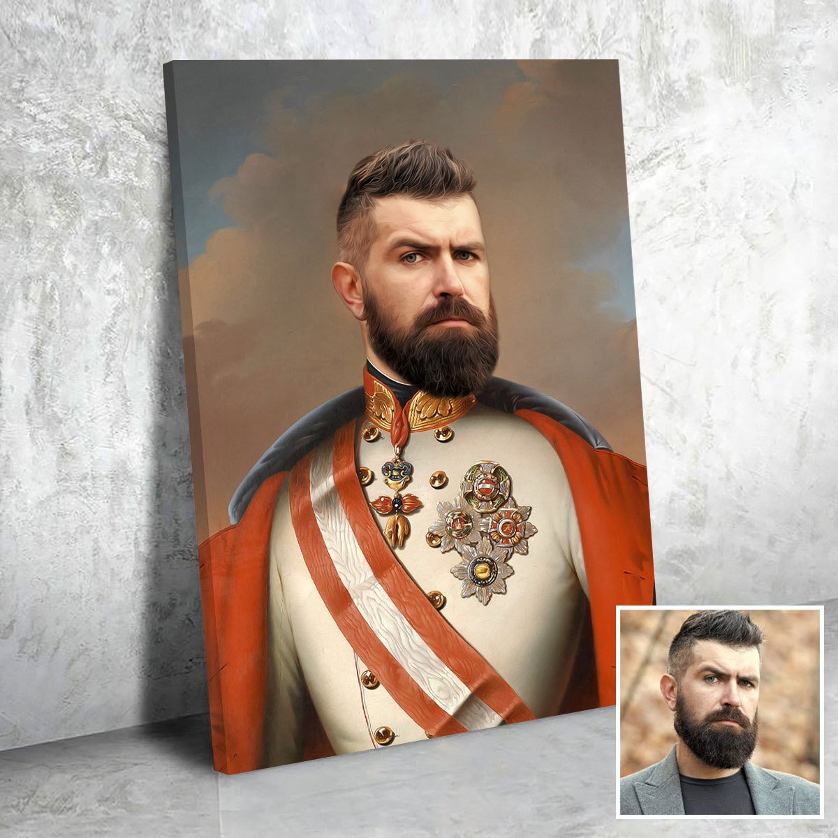 Personalized Canvas Emperor Franz Joseph I