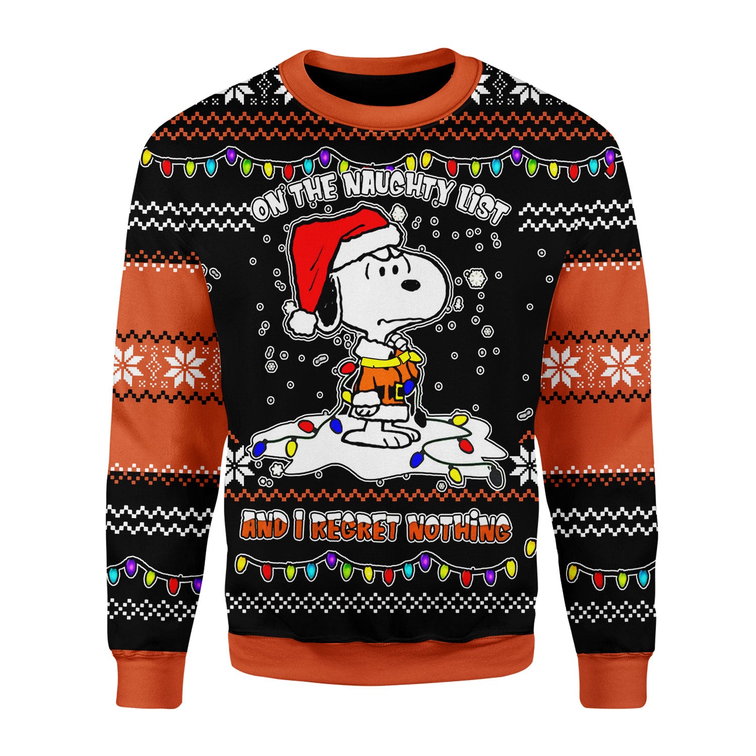 Customspig Christmas Sweater I Regret Nothing 3D Apparel
