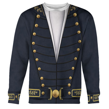 Uniform of the US Navy 1830-1841 Fleece Long Sleeves