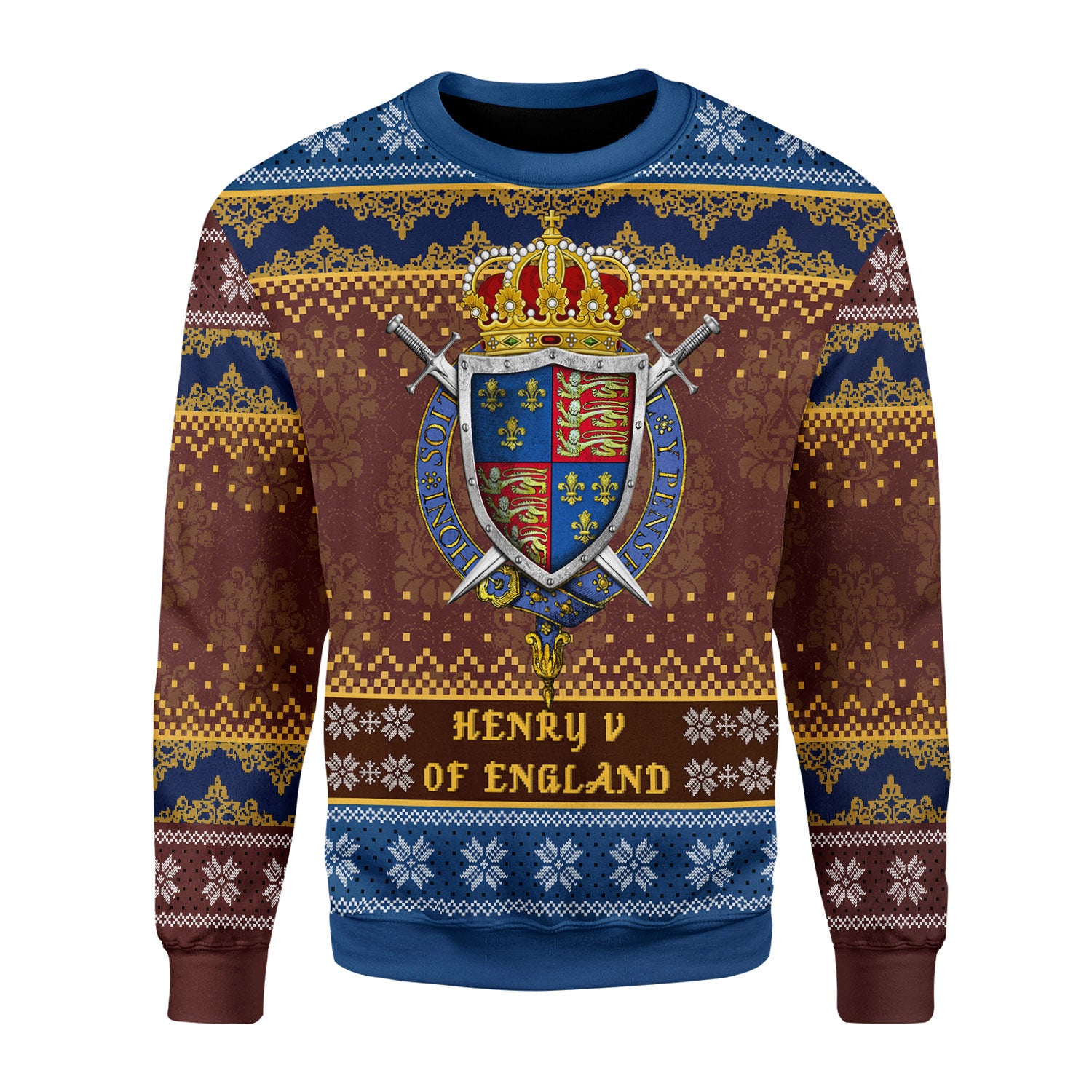 Customspig Christmas Sweater Henry V 3D Apparel