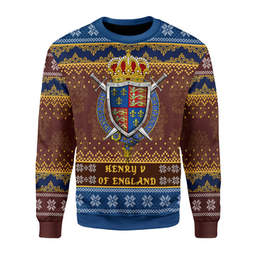 Customspig Christmas Sweater Henry V 3D Apparel