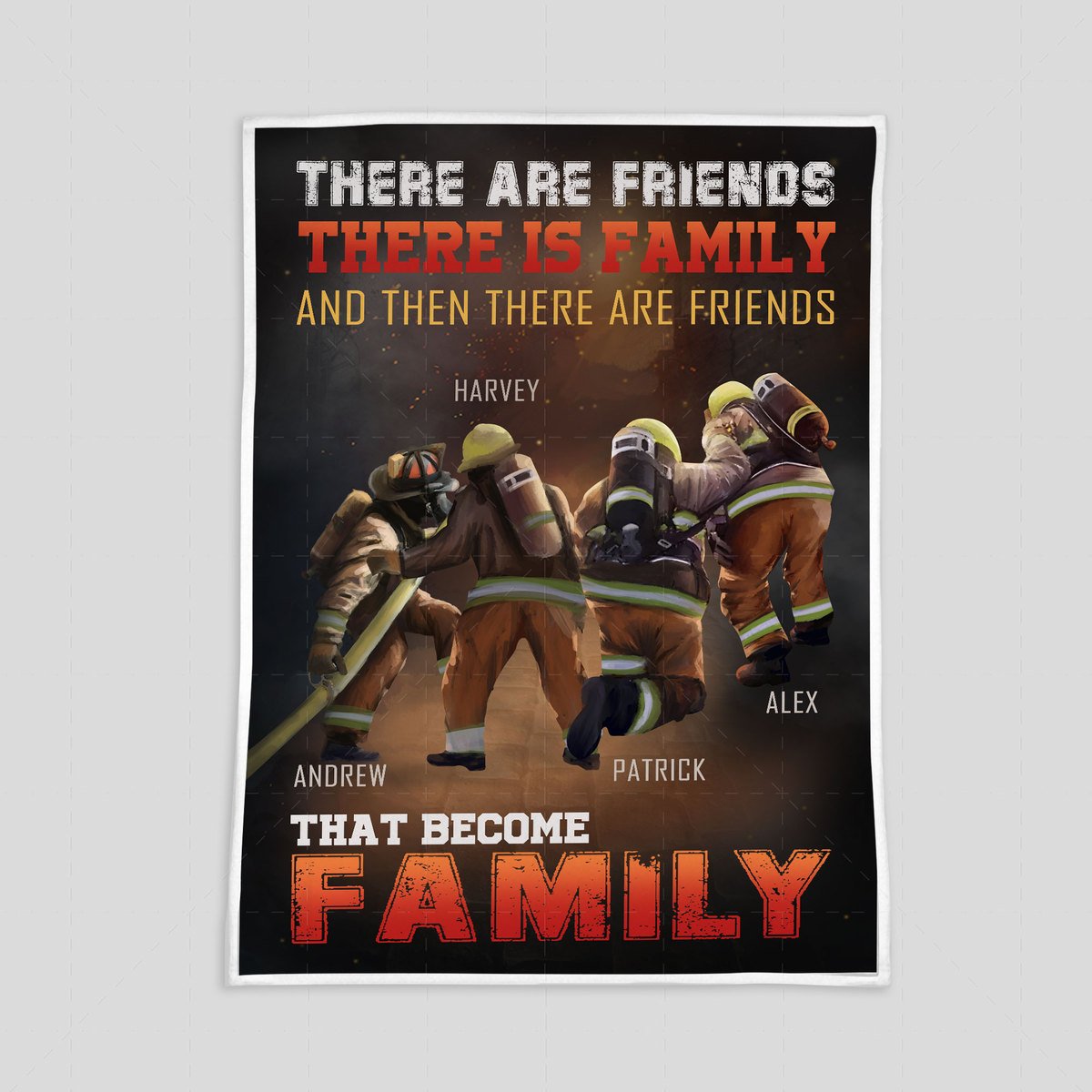 Personalized Blanket - There Are Friends, There Is Family, And Then There Are Friends That Become Family