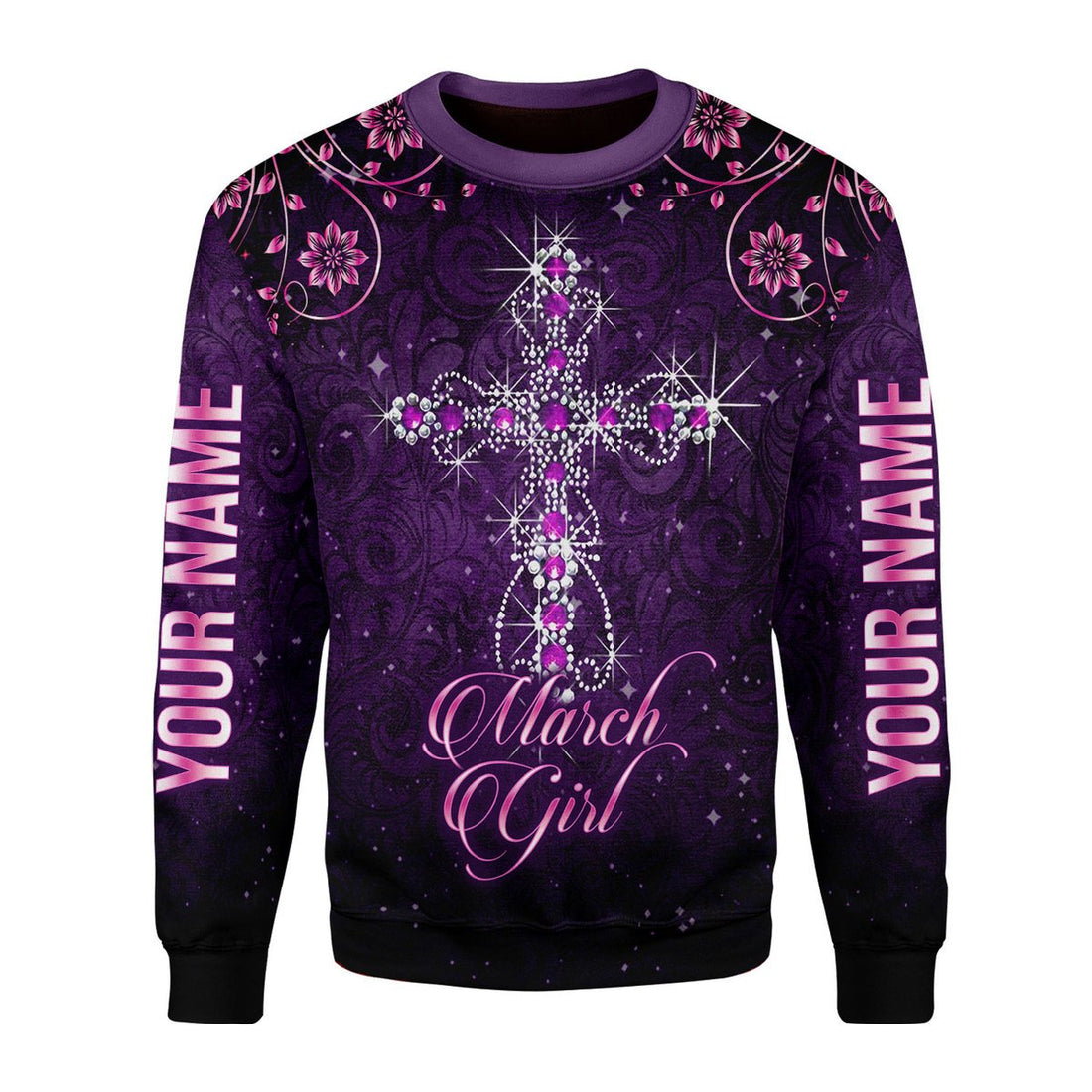 Personalized Tracksuit March Girl All Over Printed