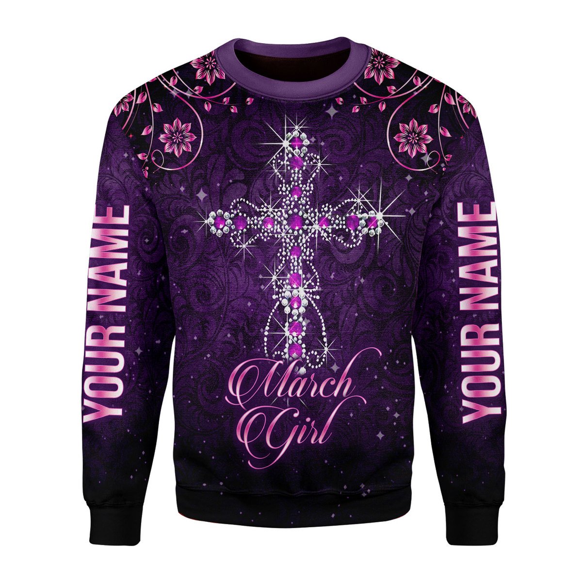 Personalized Tracksuit March Girl All Over Printed