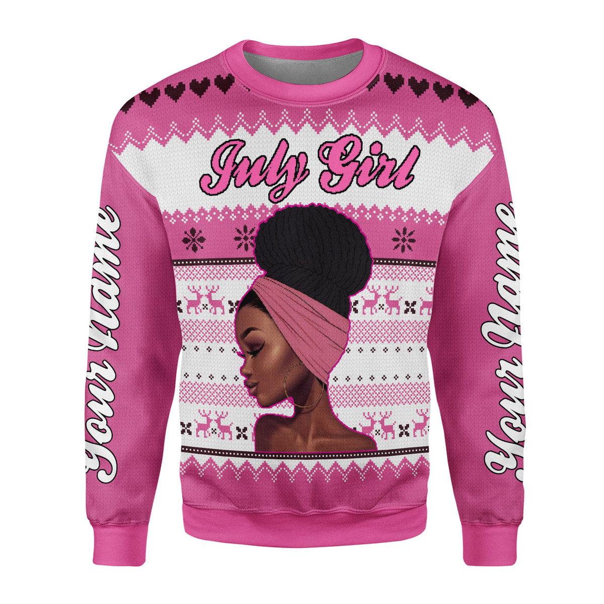 CustomsPig Personalized Tops July Girl All Over Printed