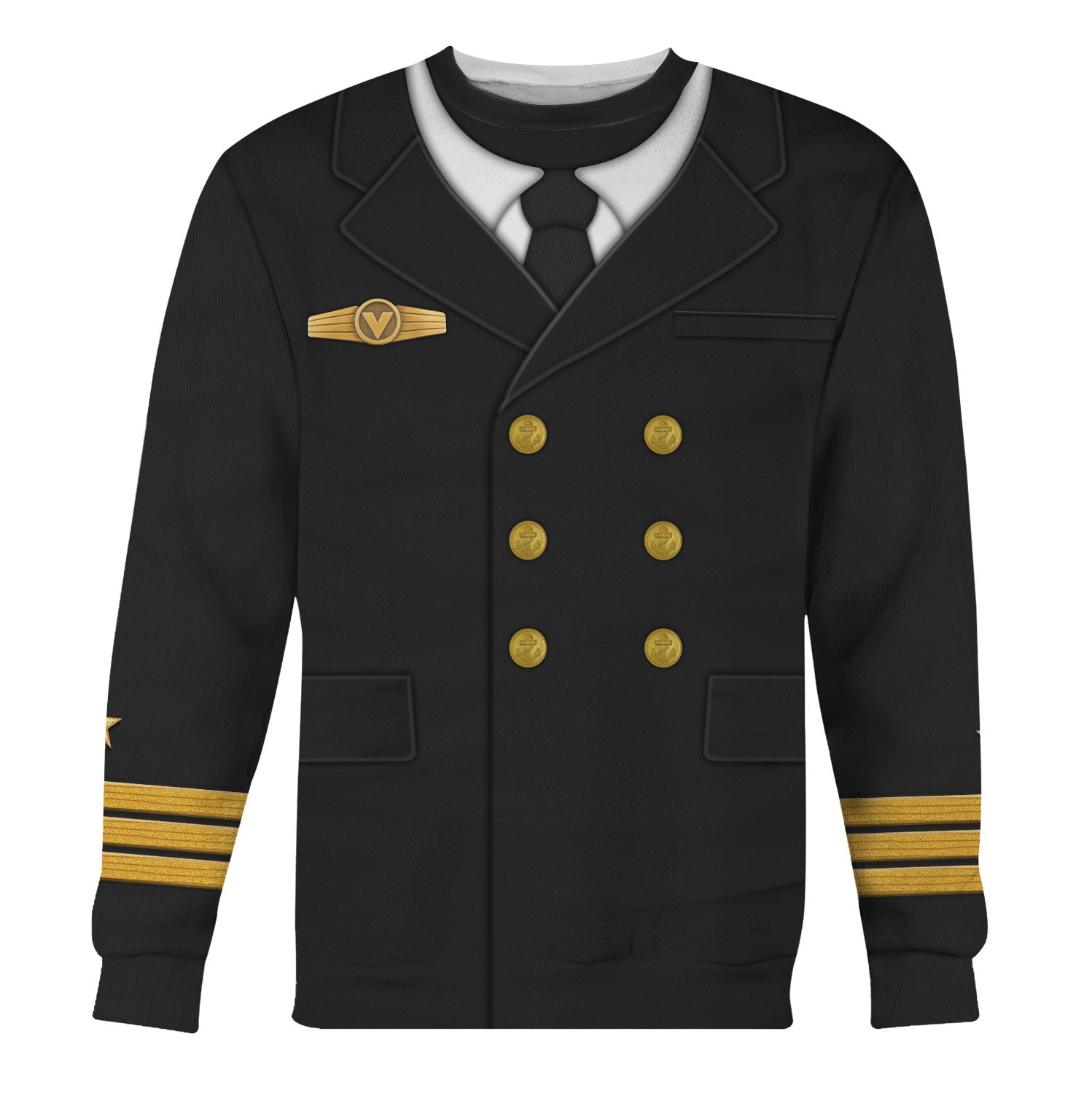 Navy Service Suit (from the age of 30) Hoodie Pullover Sweatshirt Tracksuit