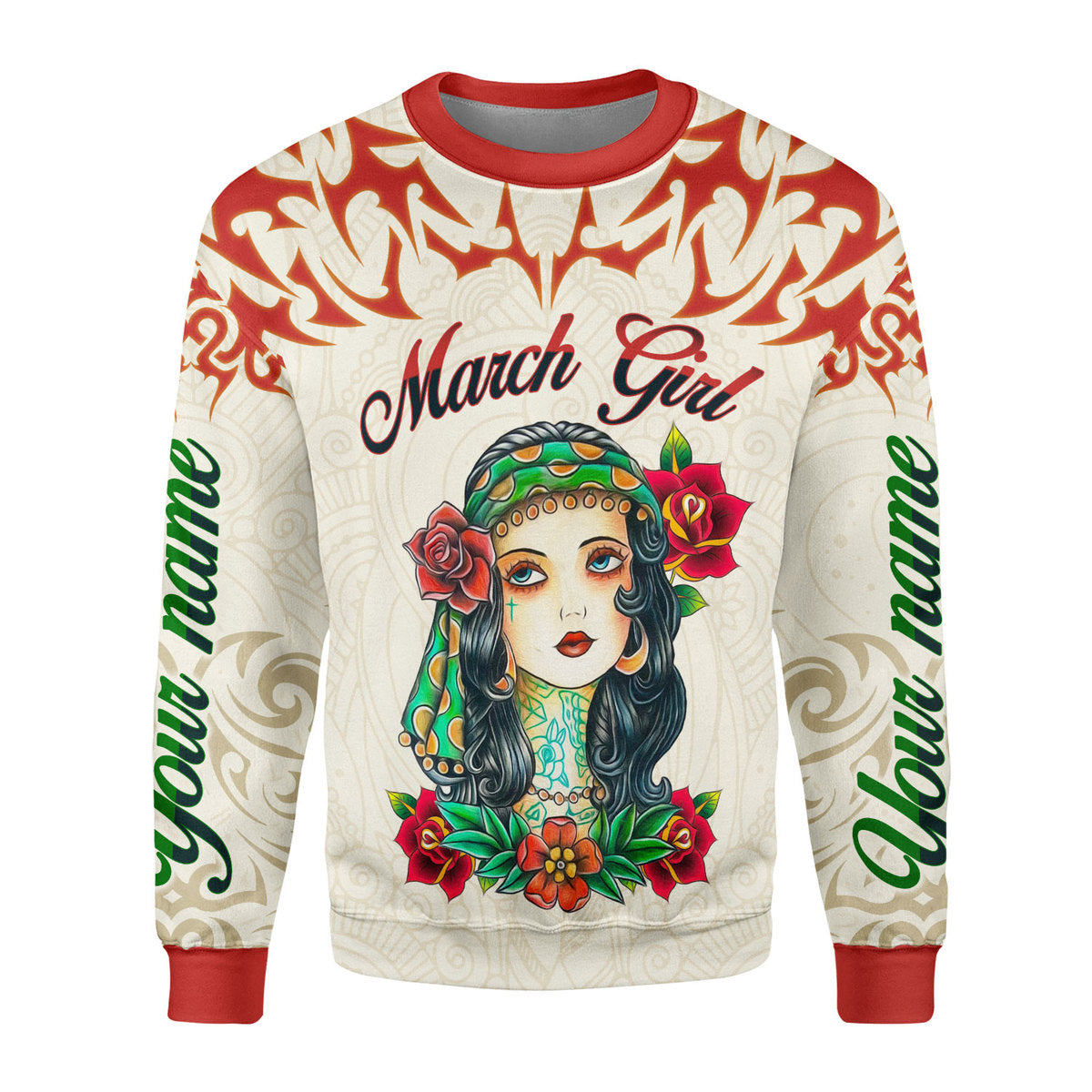 CustomsPig Personalized Tops March Girl I Do What I Want All Over Printed