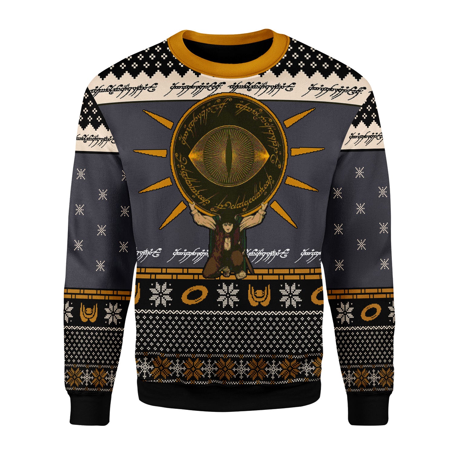 Customspig Christmas Sweater The Lord of the Rings Burden 3D Apparel