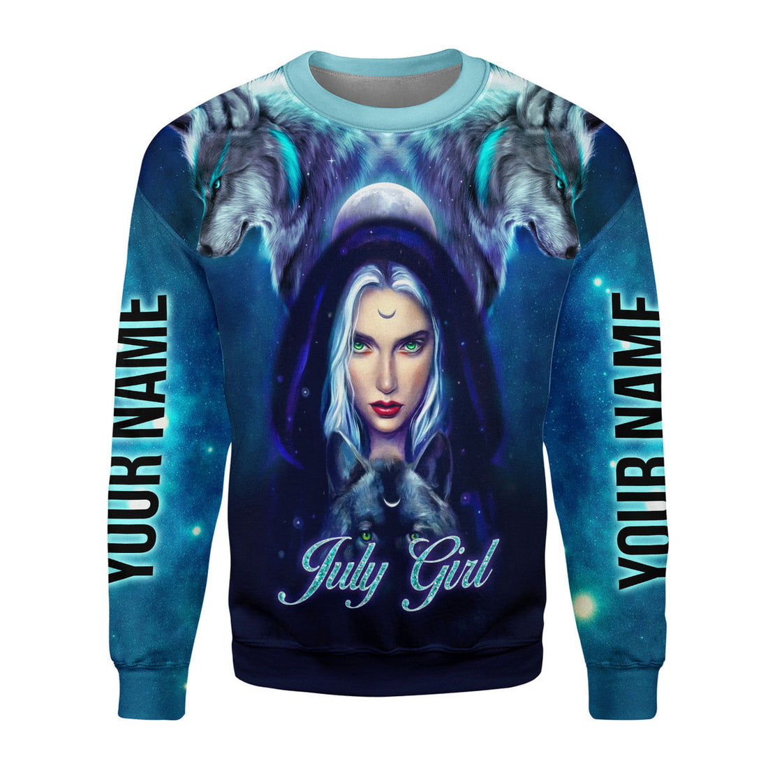 Personalized Tracksuit July Girl All Over Printed