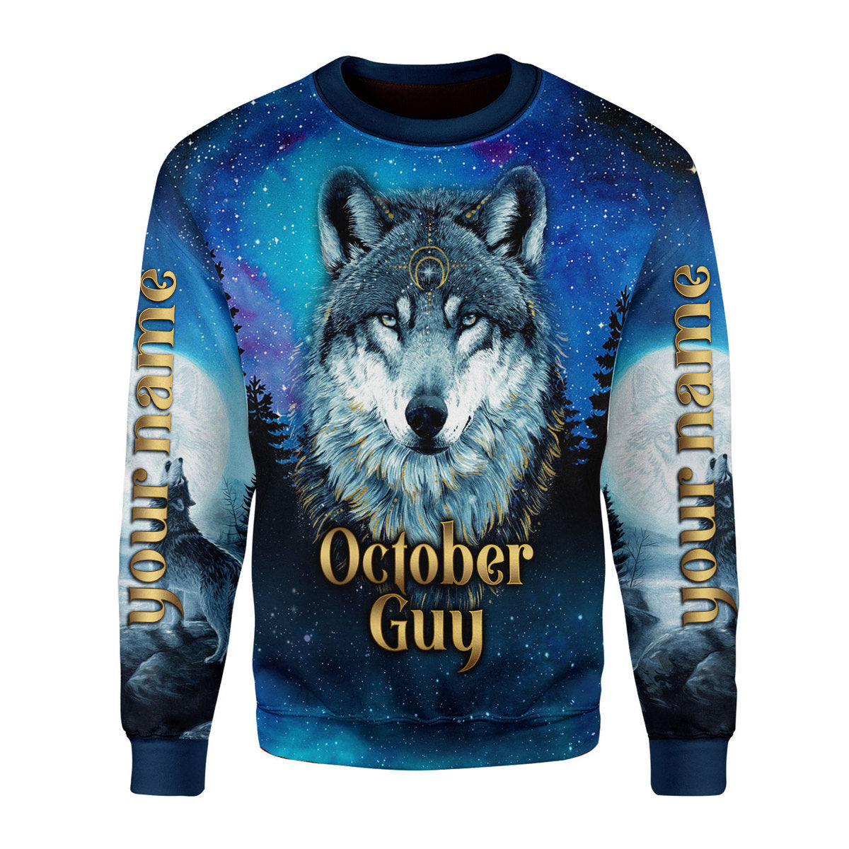 CustomsPig Personalized Tops I Was Born In October All Over Printed