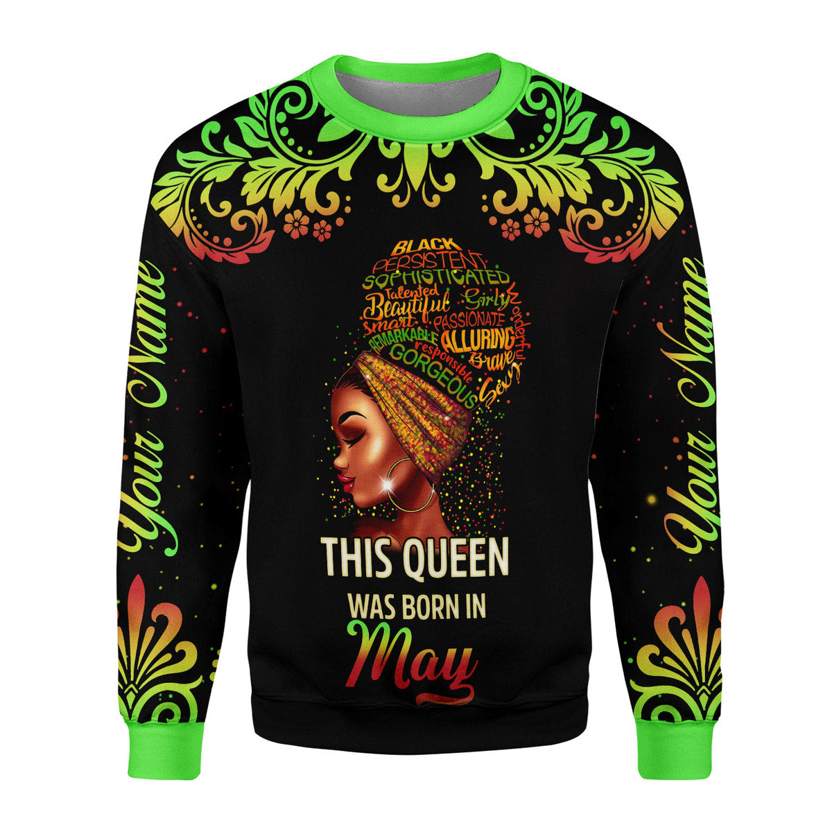 CustomsPig Personalized Tops May Girl I Am 100% Me All Over Printed