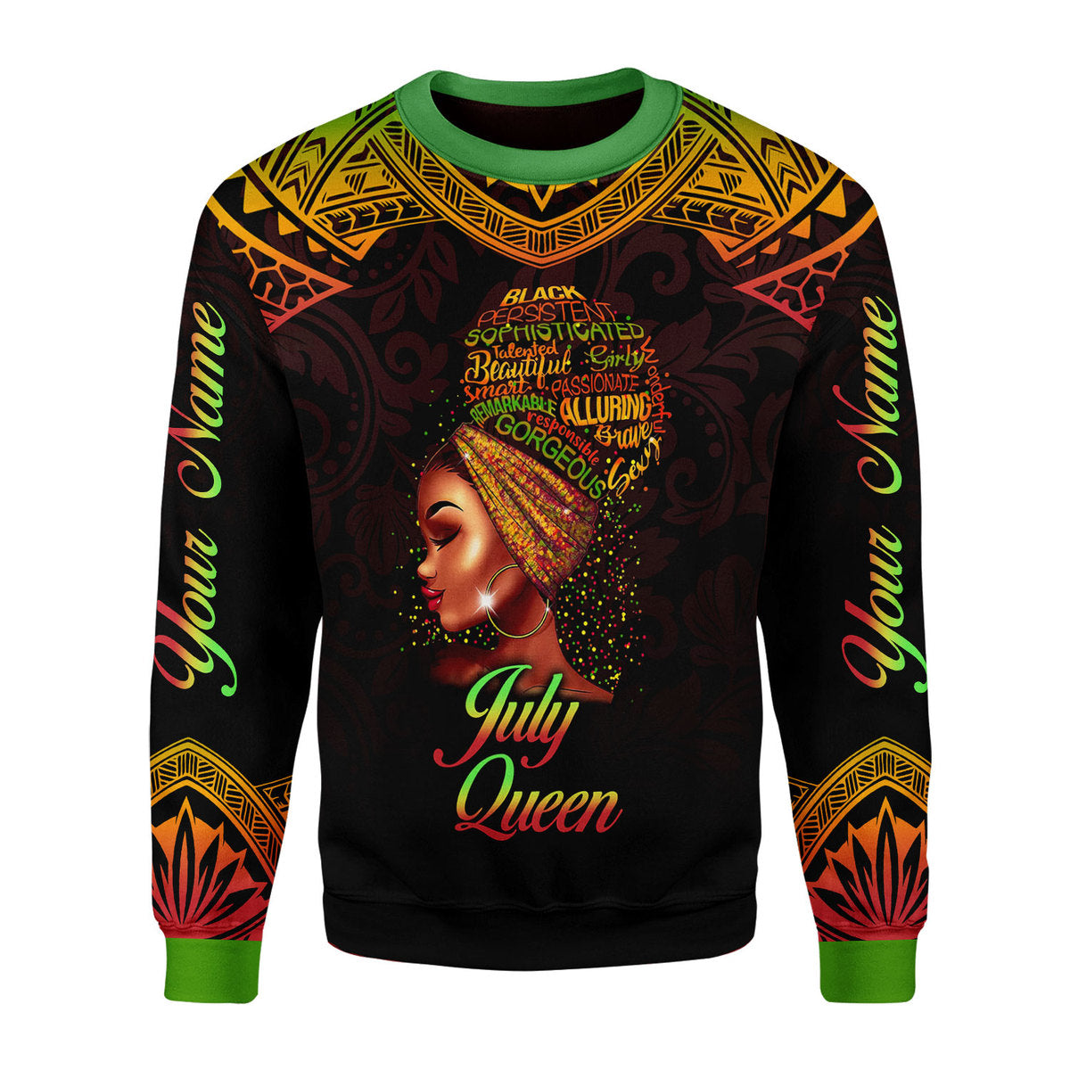 Personalized Tracksuit July Queen All Over Printed