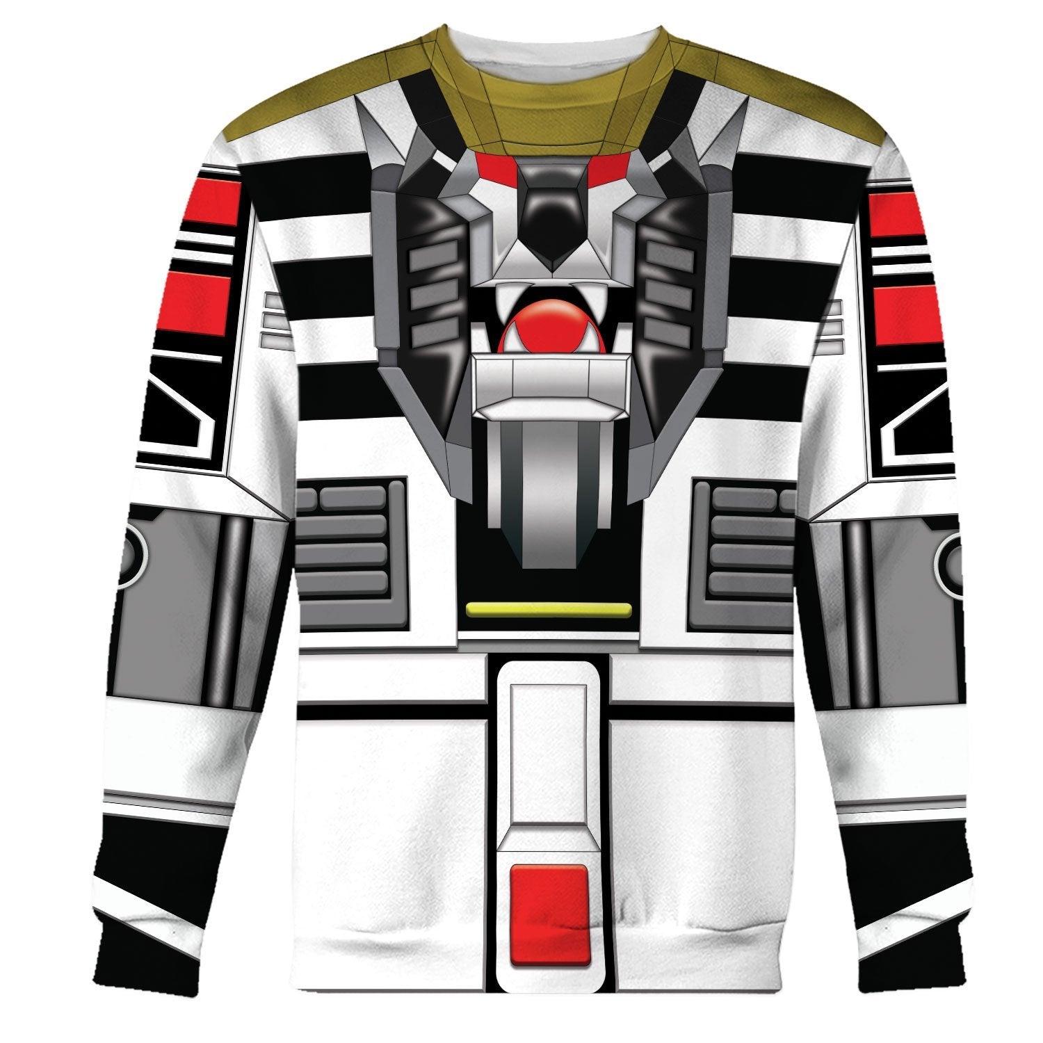White Tiger Megazord Long Sleeves / S Qm14