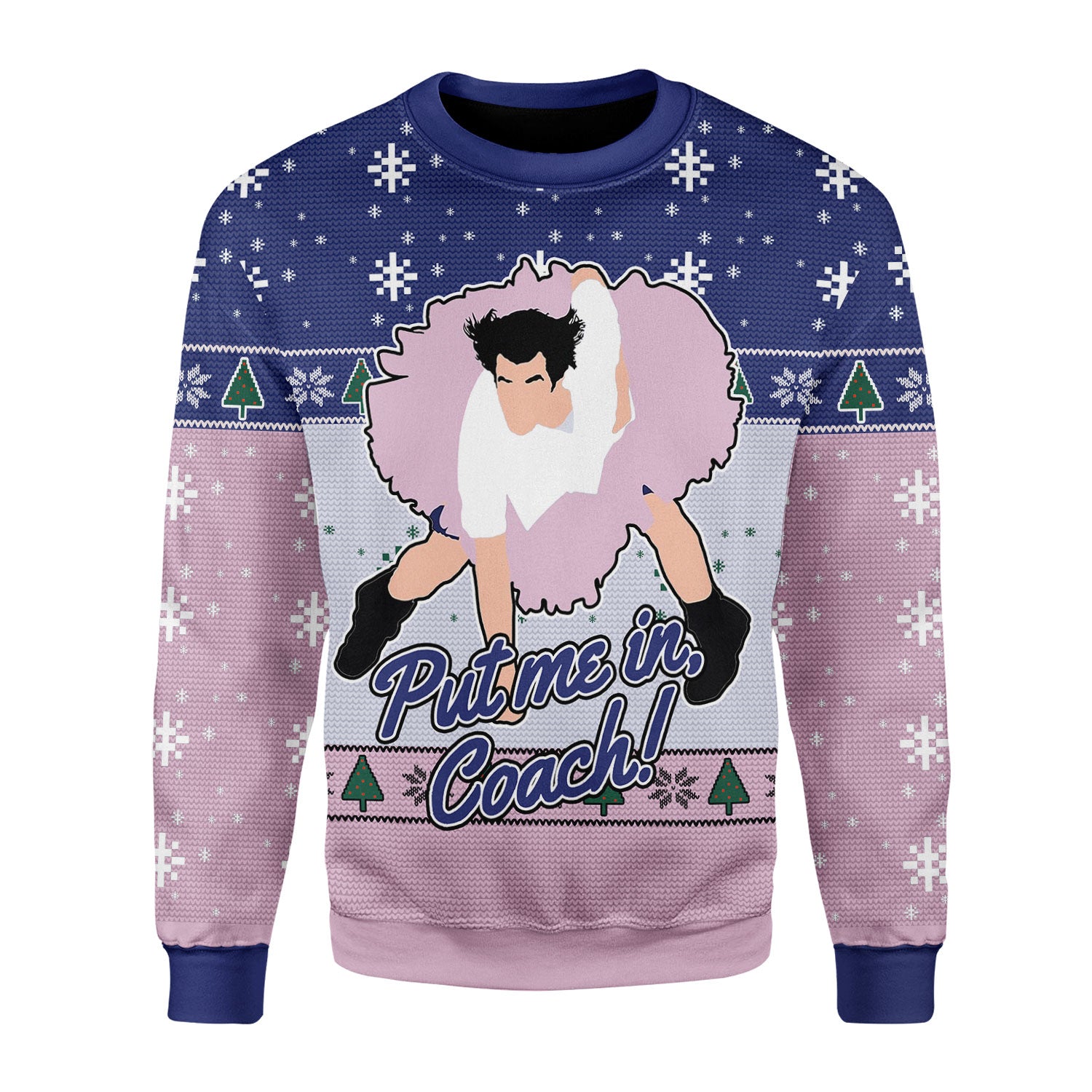 Customspig Christmas Sweater Put Me In Coach 3D Apparel