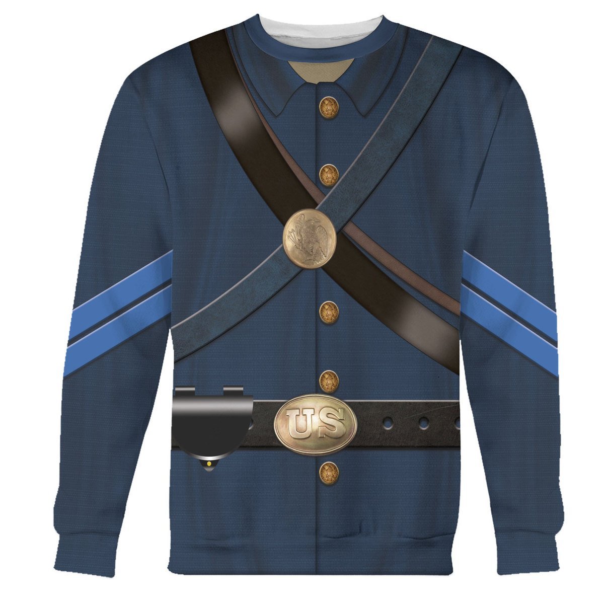 Civil War Uniforms of Blue Union Infantryman Fleece Long Sleeves