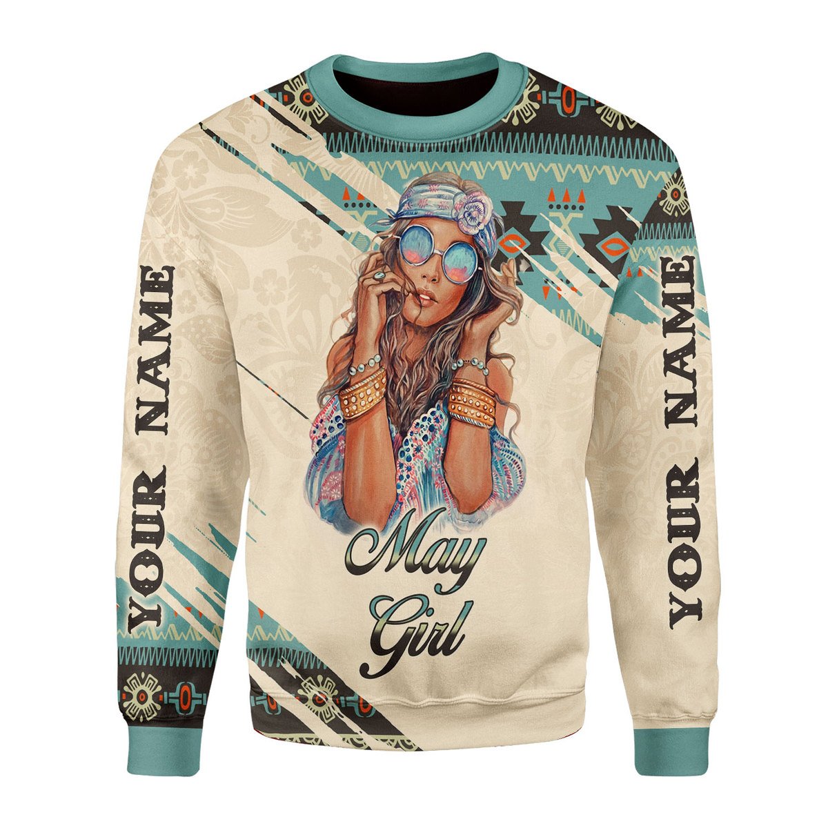 Personalized Tracksuit May Girl All Over Printed
