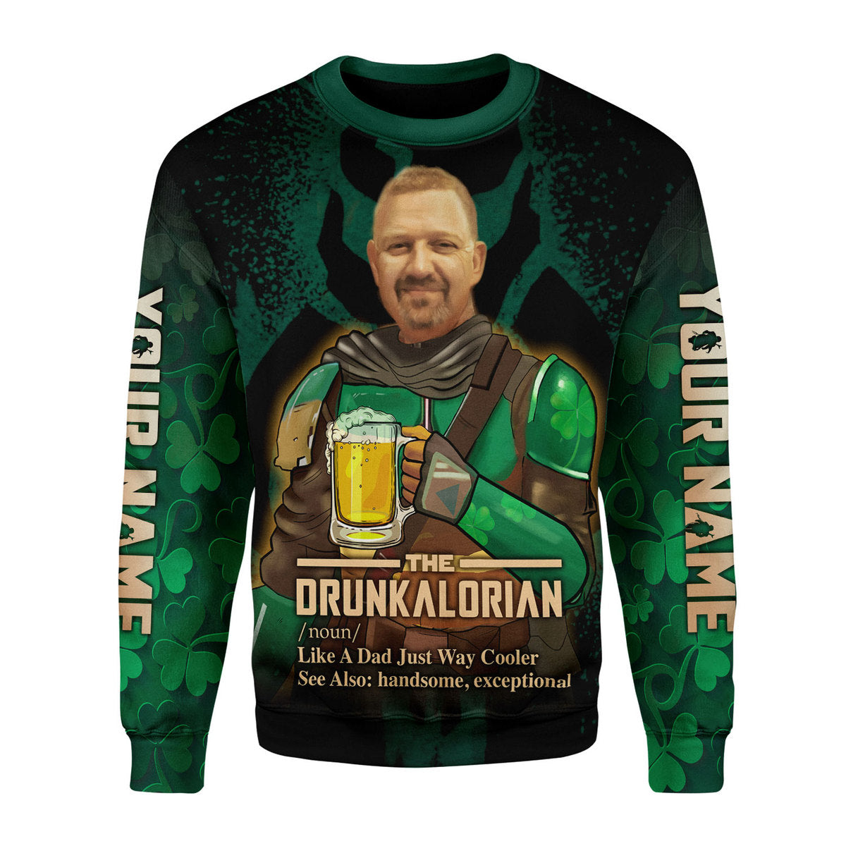 Customized Photos 3D Clothing Drunkalorian Just Like A Dad Just Way Cooler