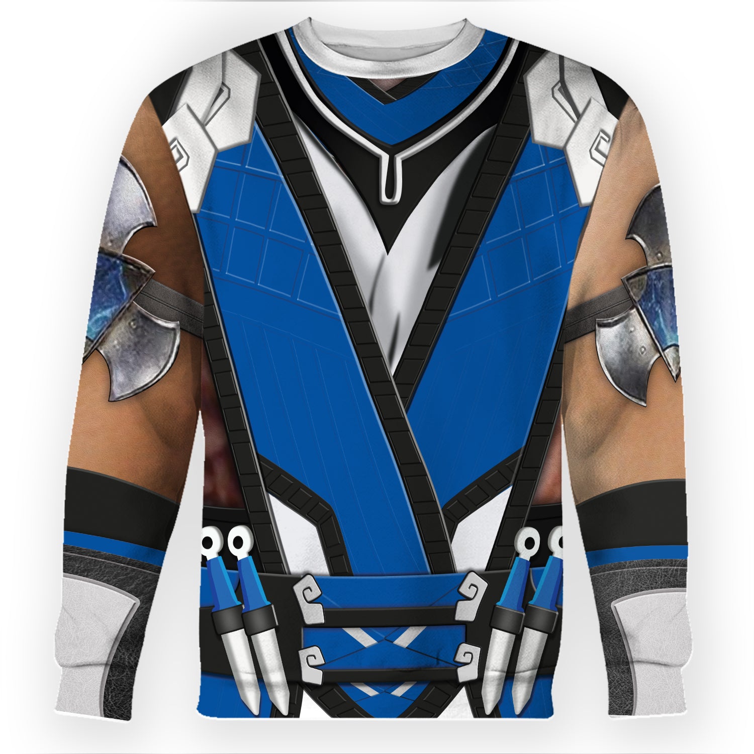 CustomsPig Mortal Kombat Sub Zero (2019) Costumes Hoodie Sweatshirt T-shirt Tracksuit
