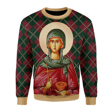 HumansBold Unisex Sweatshirt St. Paraskeve 3D Apparel