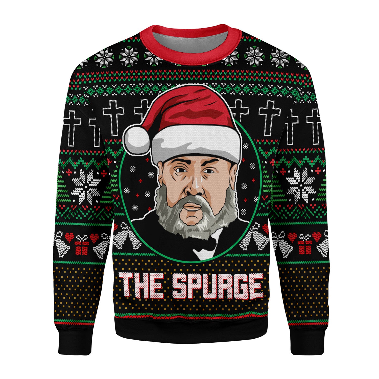 Customspig Christmas Sweater The Spurge 3D Apparel